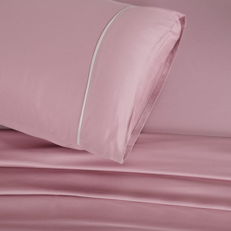 MASPAR Viola Cotton 300TC 2Pcs Single Bedsheet Set
