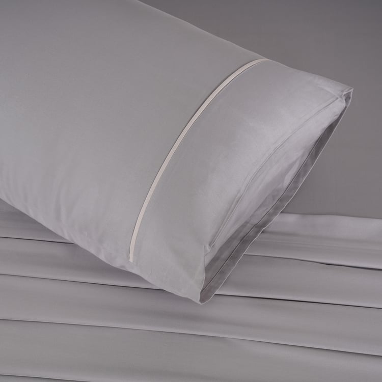 MASPAR Viola Cotton 300TC 2Pcs Single Bedsheet Set
