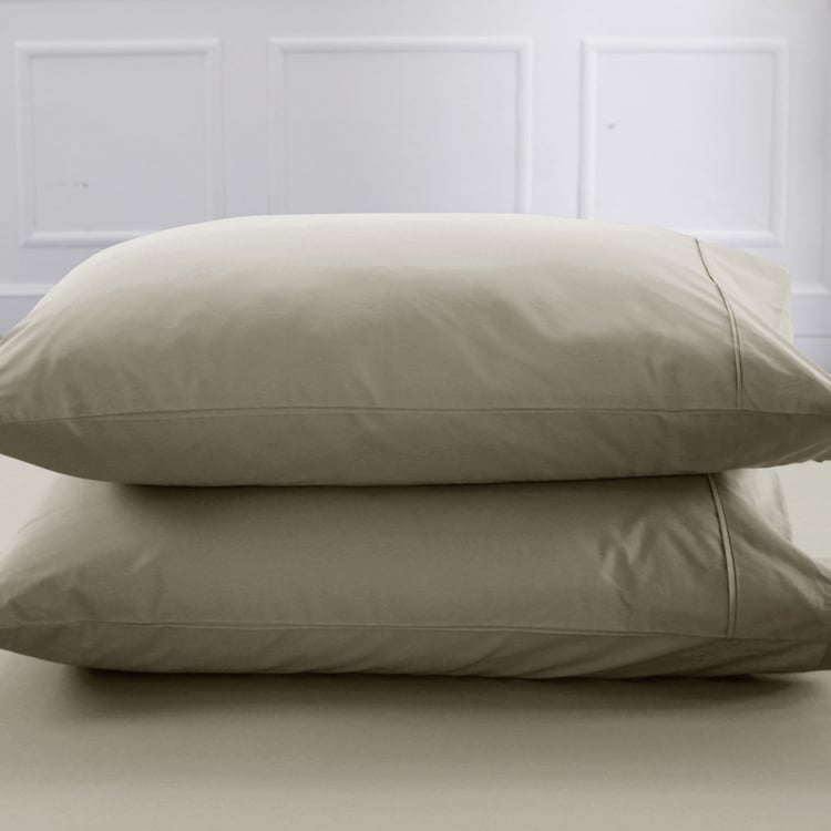 MASPAR Slumber Cotton 200TC 3Pcs Super King Bedsheet Set