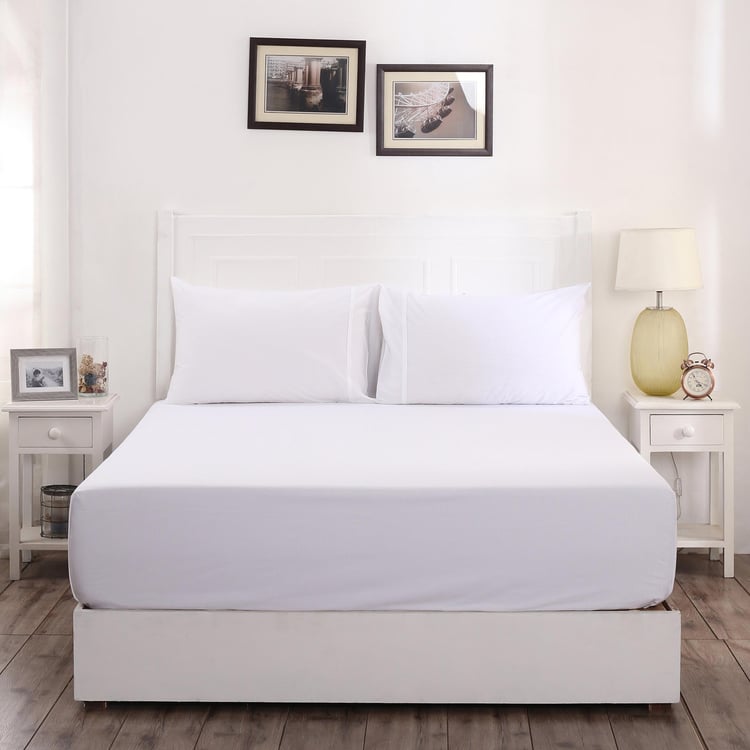 MASPAR Slumber Cotton 200TC 2Pcs Single Bedsheet Set