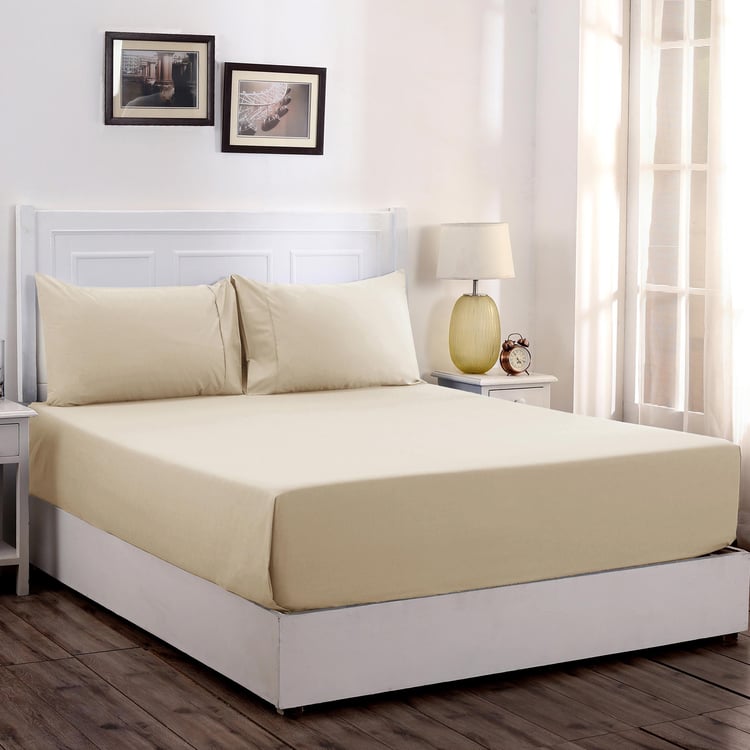 MASPAR Slumber Cotton 200TC 2Pcs Single Bedsheet Set