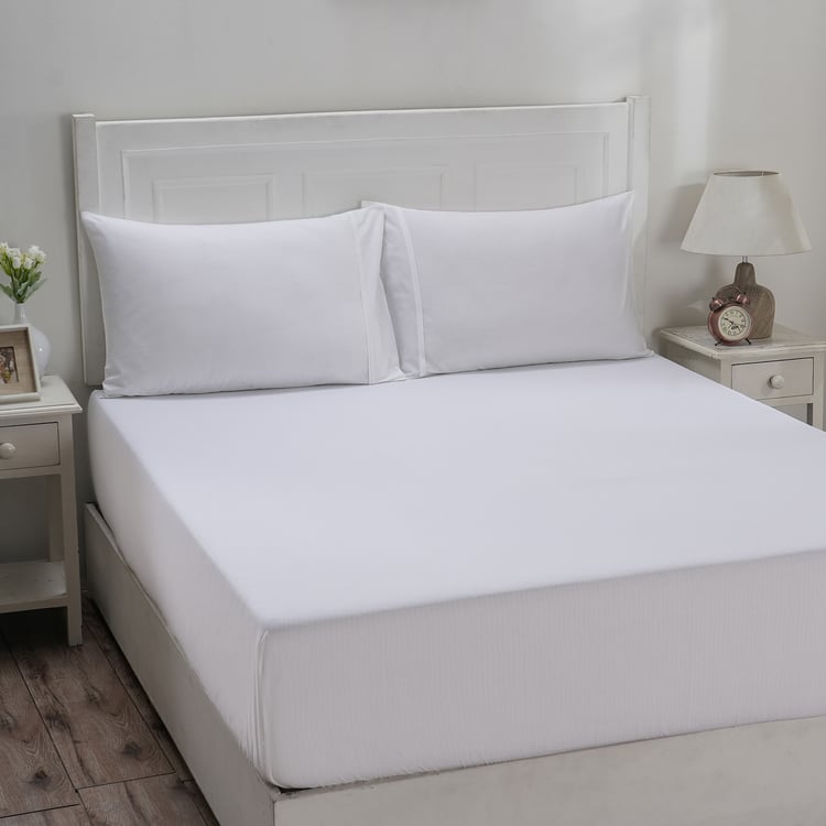 MASPAR Eden Cotton 144TC 3Pcs King Fitted Bedsheet Set
