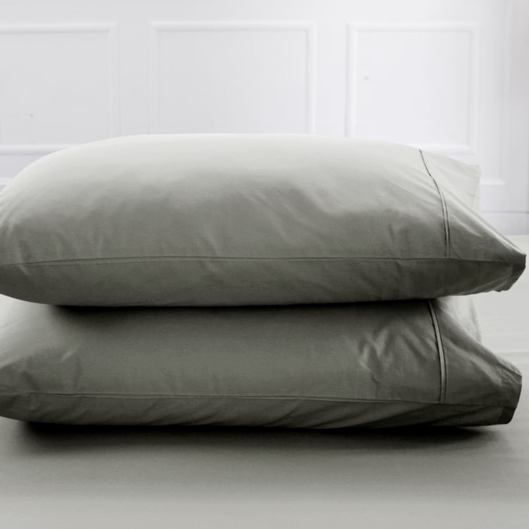 MASPAR Slumber Cotton 200TC 3Pcs King Fitted Bedsheet Set