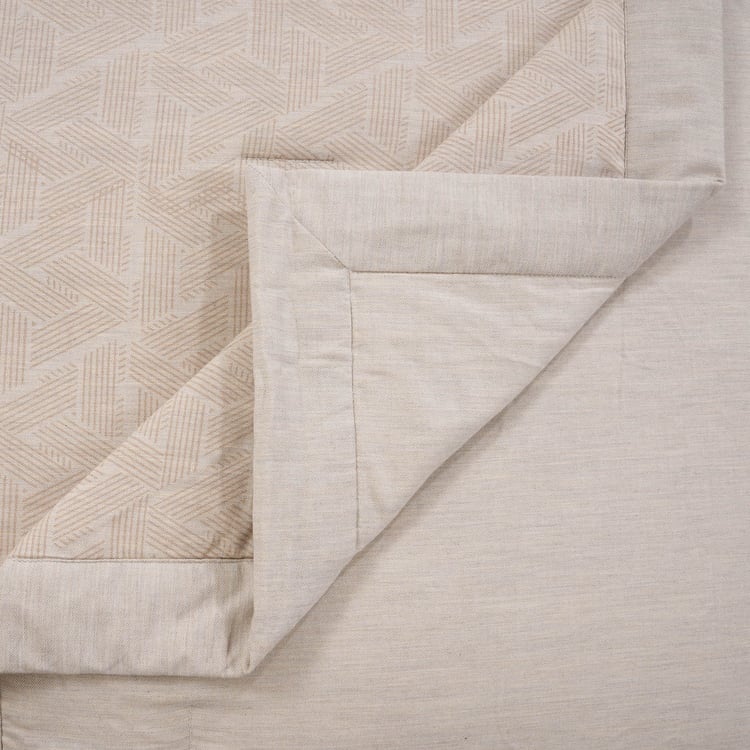 MASPAR Inner City Cotton Geometric Print AC Single Quilt
