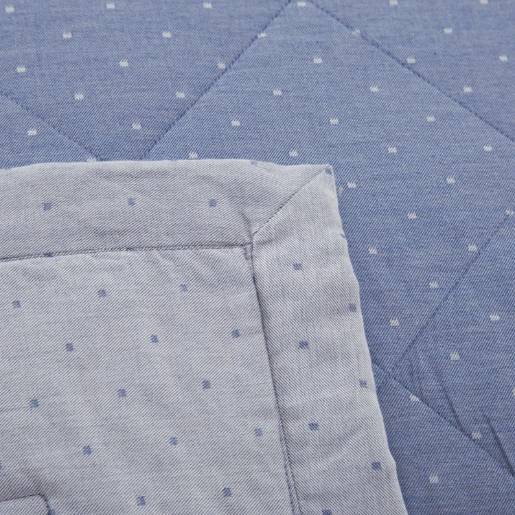 MASPAR Muted Dot Cotton Woven AC Single Quilt