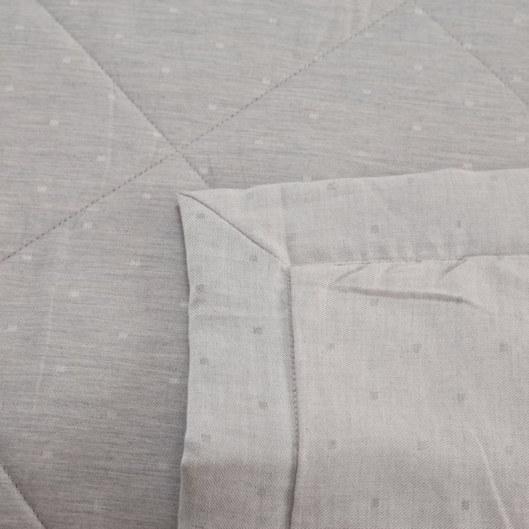 MASPAR Muted Dot Cotton Woven AC Double Quilt