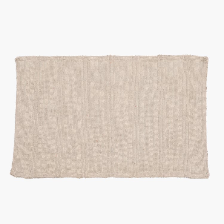 MASPAR Outline Mop Cotton Striped Anti-Slip Bath Mat - 80x50cm