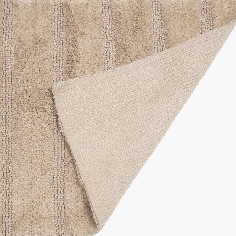 MASPAR Outline Mop Cotton Striped Anti-Slip Bath Mat - 80x50cm