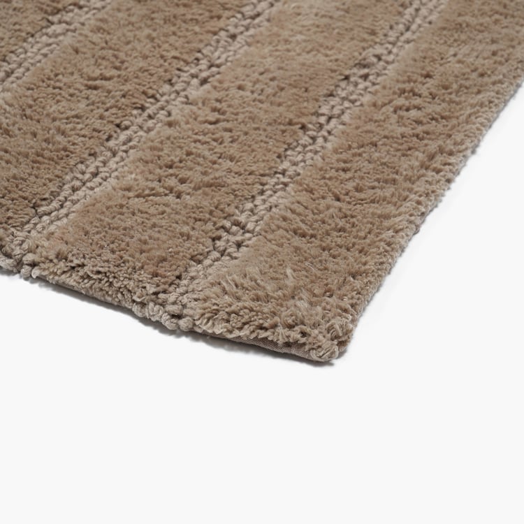 MASPAR Outline Mop Cotton Striped Anti-Slip Bath Mat - 80x50cm