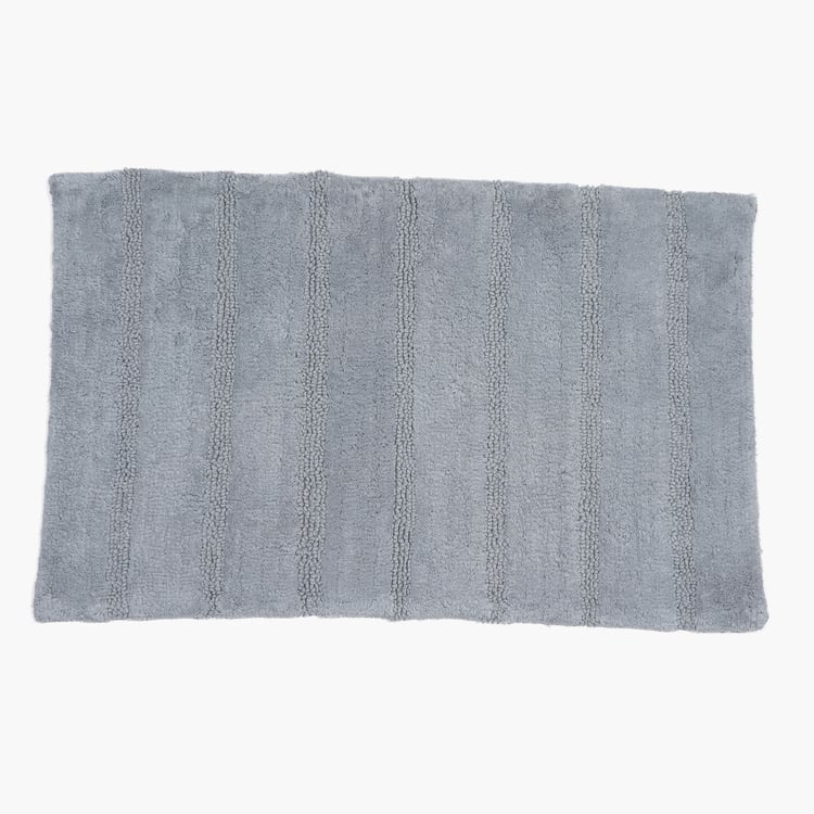 MASPAR Outline Mop Cotton Striped Anti-Slip Bath Mat - 80x50cm