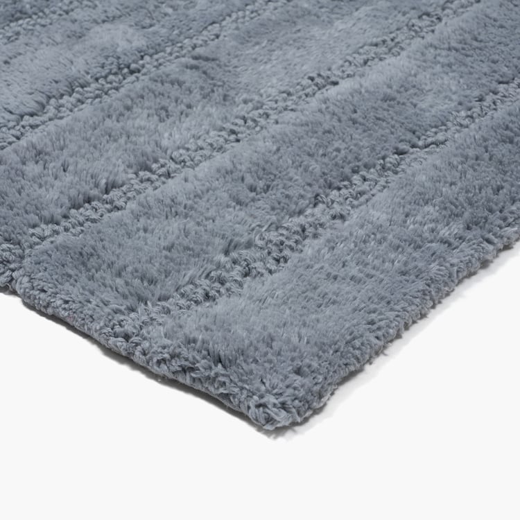 MASPAR Outline Mop Cotton Striped Anti-Slip Bath Mat - 80x50cm