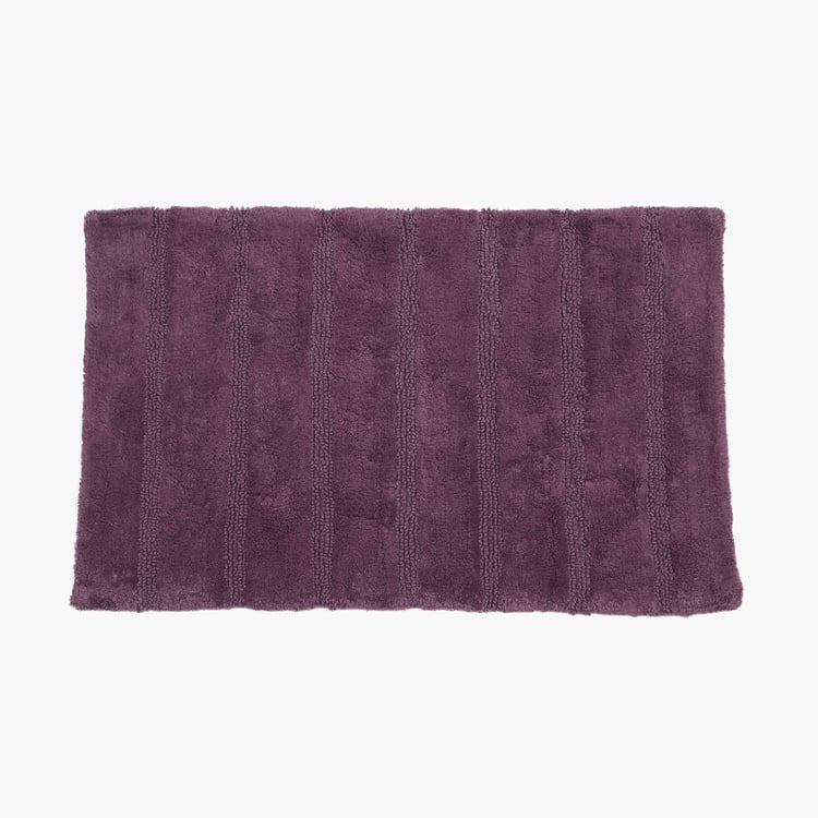 MASPAR Outline Mop Cotton Striped Anti-Slip Bath Mat - 80x50cm