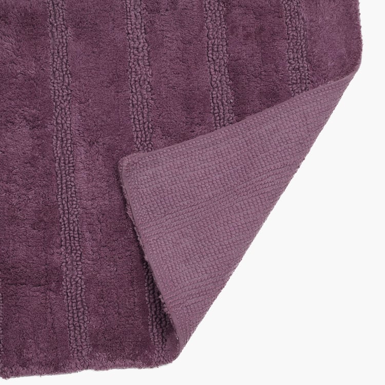 MASPAR Outline Mop Cotton Striped Anti-Slip Bath Mat - 80x50cm