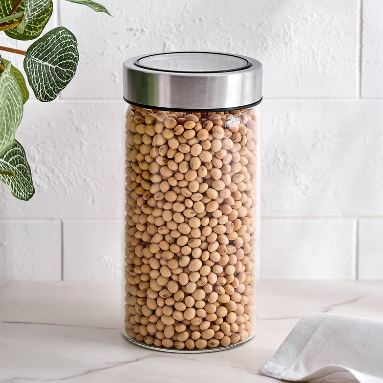 Palestine Lumina Borosilicate Glass Storage Jar - 680ml