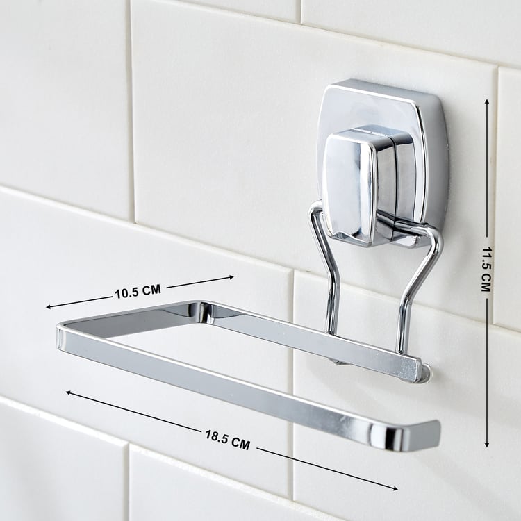 Orion Mandrin Chrome Metal Suction Towel Holder