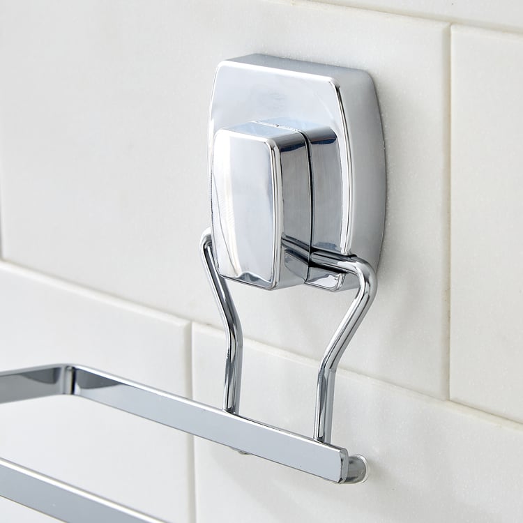 Orion Mandrin Chrome Metal Suction Towel Holder