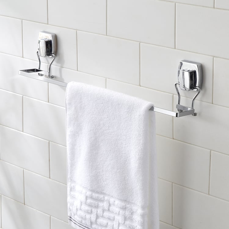 Orion Mandrin Chrome Metal Suction Towel Bar