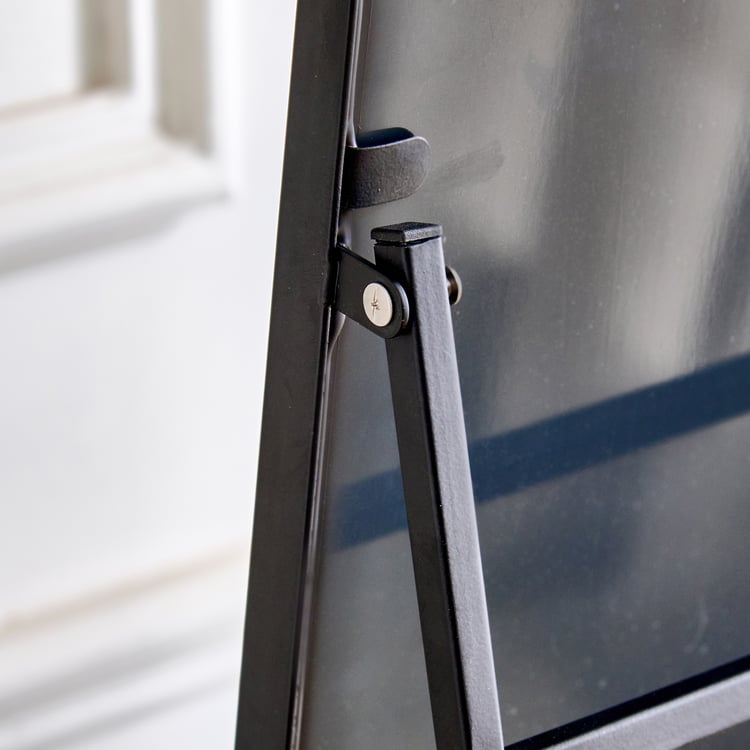 Clair Metal Standing Mirror - Black