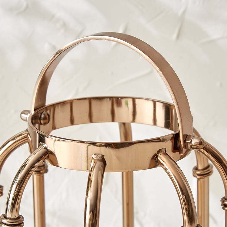 Monalisa Steel and Glass Cage Lantern - Large