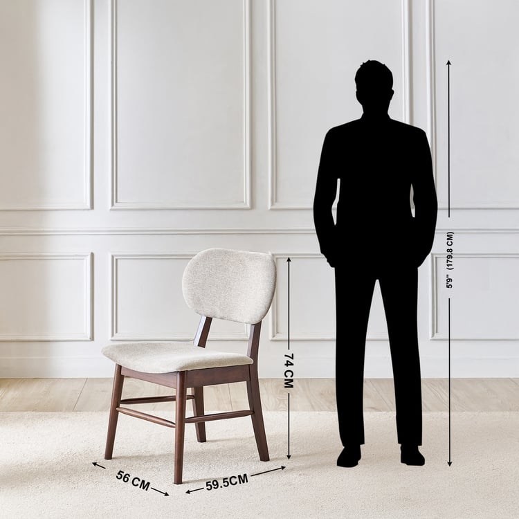 Port Solid Wood 2-Seater Tea Set - Brown