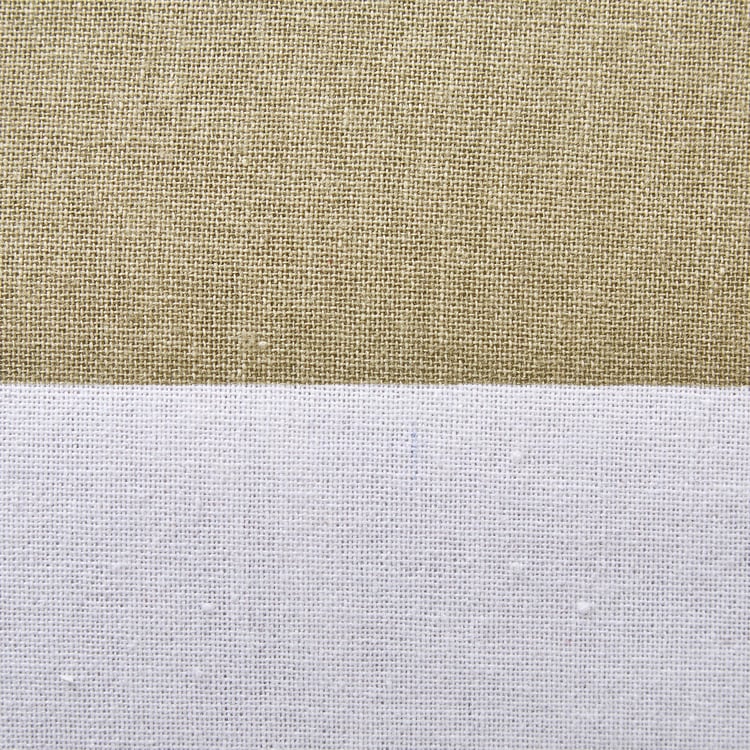 Spinel Thistle Colourblocked Filled Cushion - 40x40cm