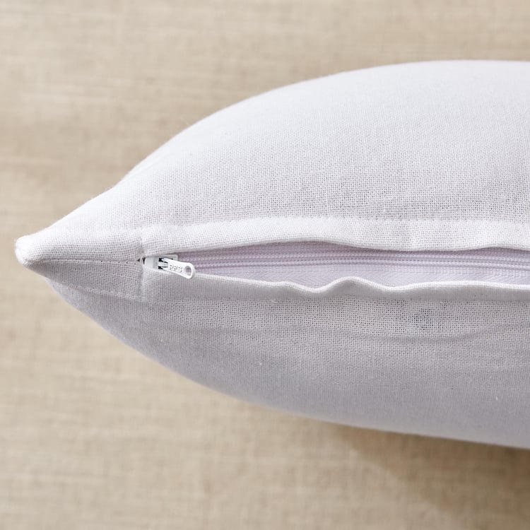 Spinel Thistle Colourblocked Filled Cushion - 40x40cm