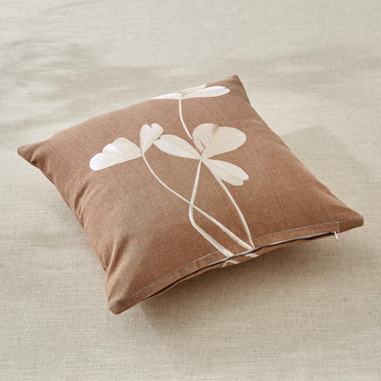 Spinel Tulip Floral Print Filled Cushion - 40x40cm