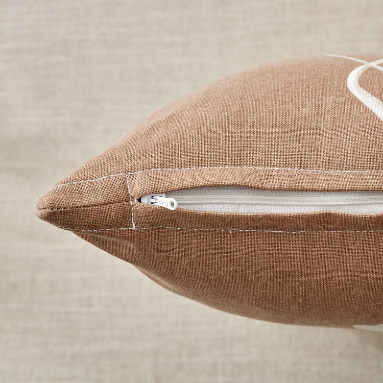 Spinel Tulip Floral Print Filled Cushion - 40x40cm