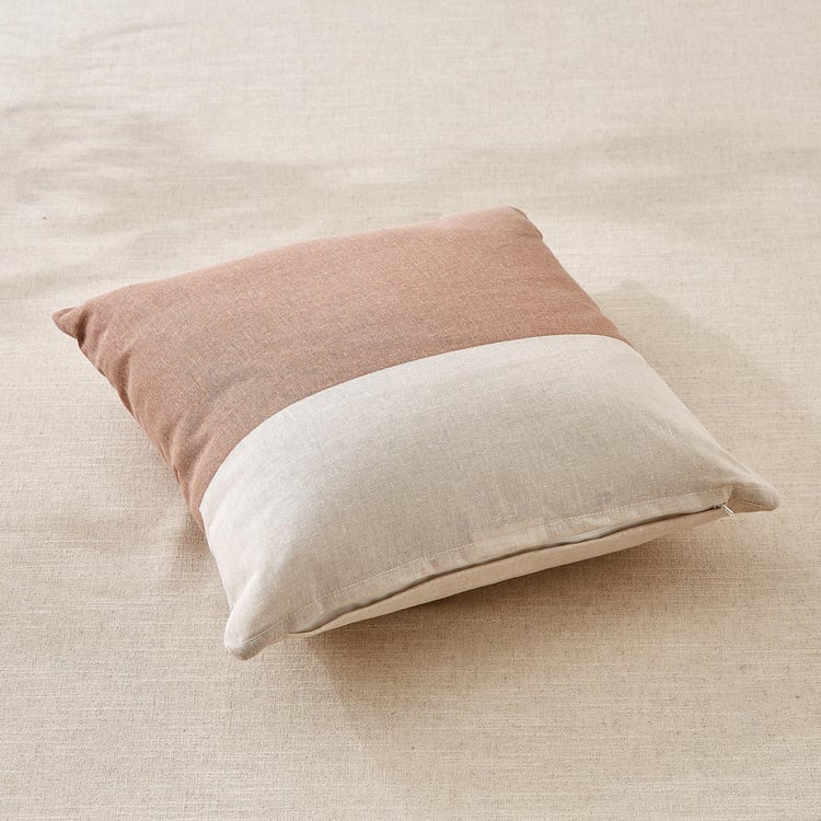 Spinel Zesty Colourblocked Filled Cushion - 40x40cm