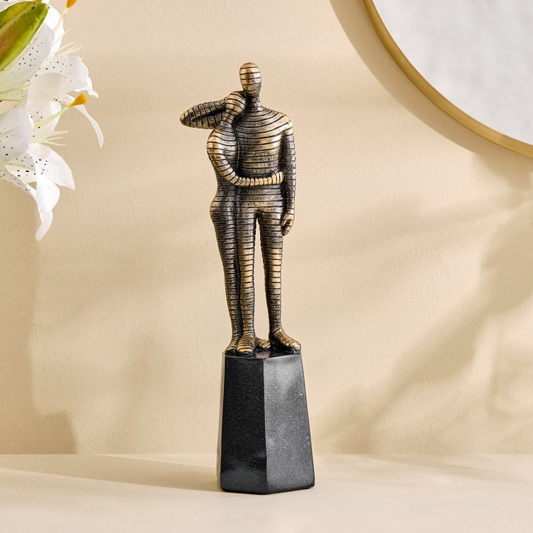 Corsica Meryl Polyresin Couple on Stand Figurine
