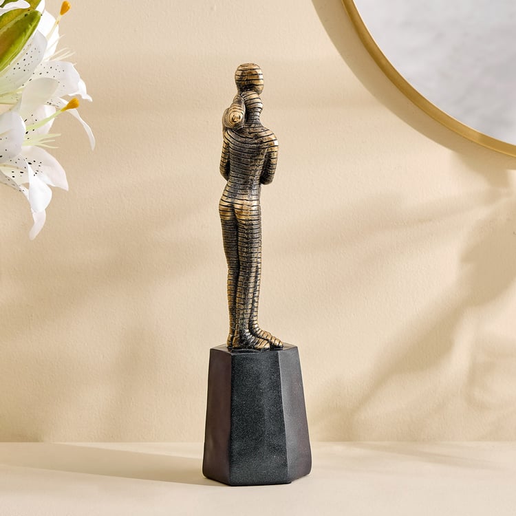 Corsica Meryl Polyresin Couple on Stand Figurine