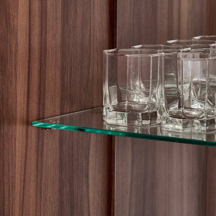 Shoji Bar Cabinet - Brown
