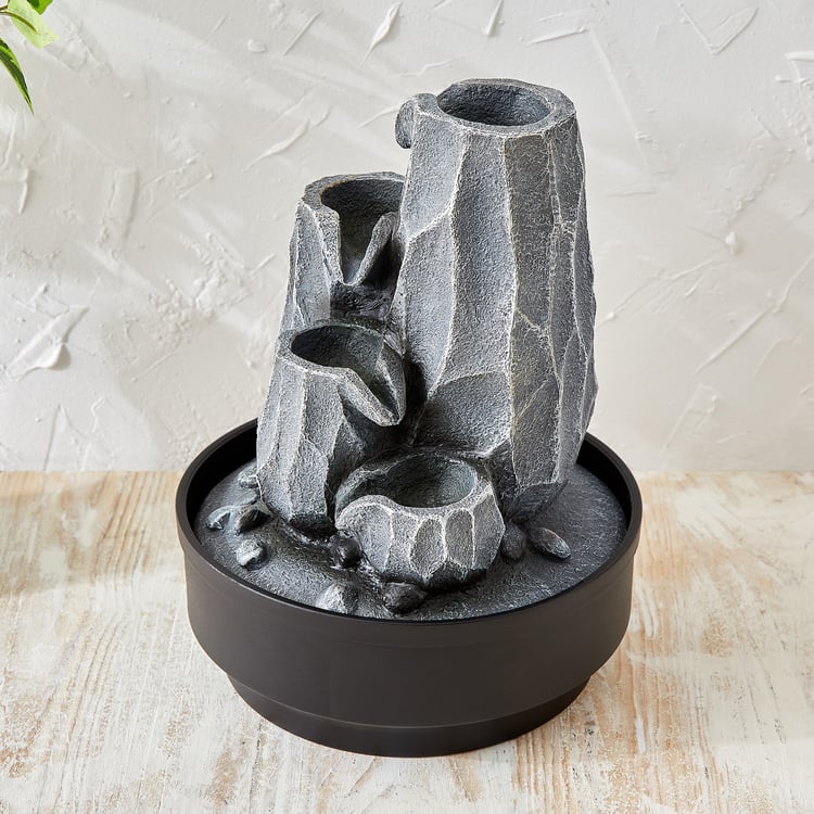 Corsica Alpine Zen Polyresin Water Fountain - 22x28cm