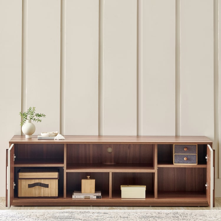 Shoji TV Unit - Walnut
