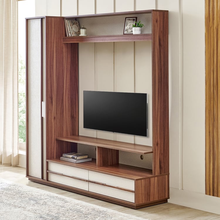Shoji TV Unit - Walnut