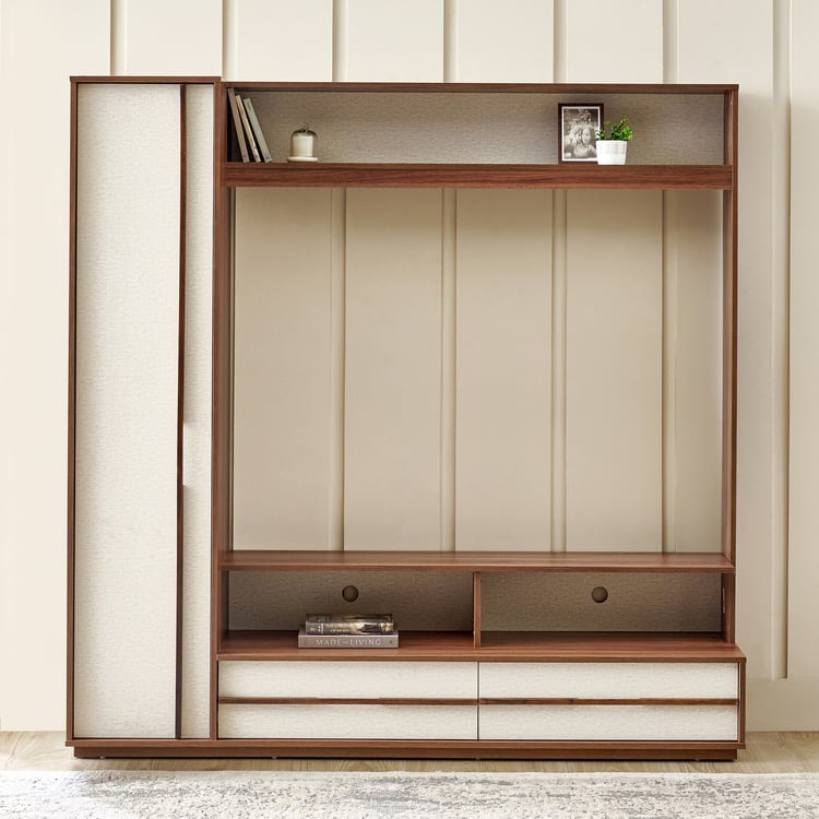 Shoji TV Unit - Walnut