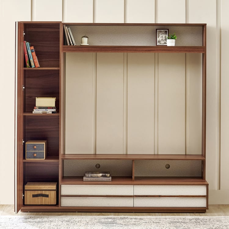 Shoji TV Unit - Walnut