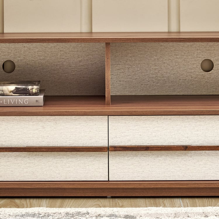 Shoji TV Unit - Walnut