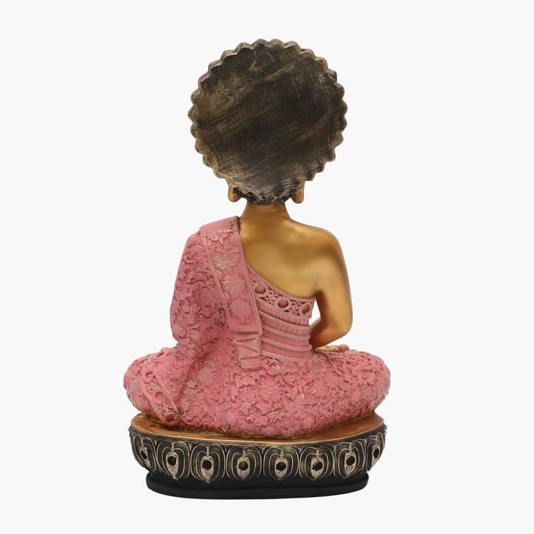 VEDAS Mystical India Akira Polyresin Meditating Buddha Figurine
