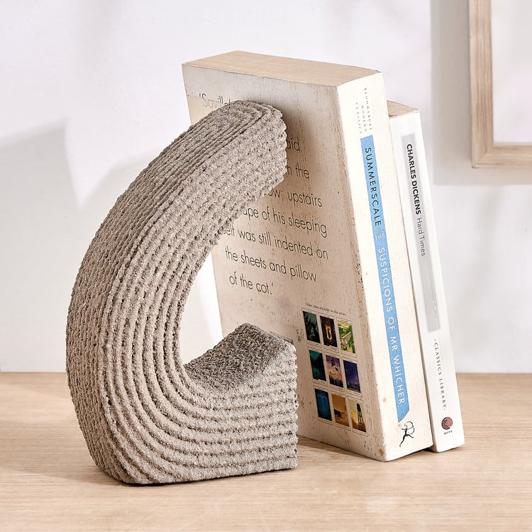 Dew Polyresin Arc Bookend