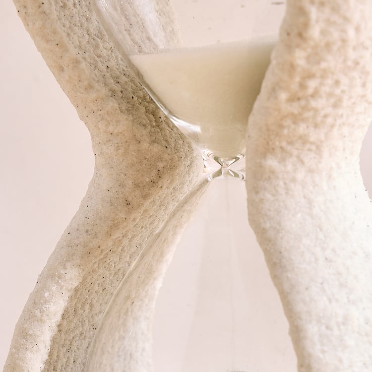 Dew Polyresin Sand Timer Table Accent