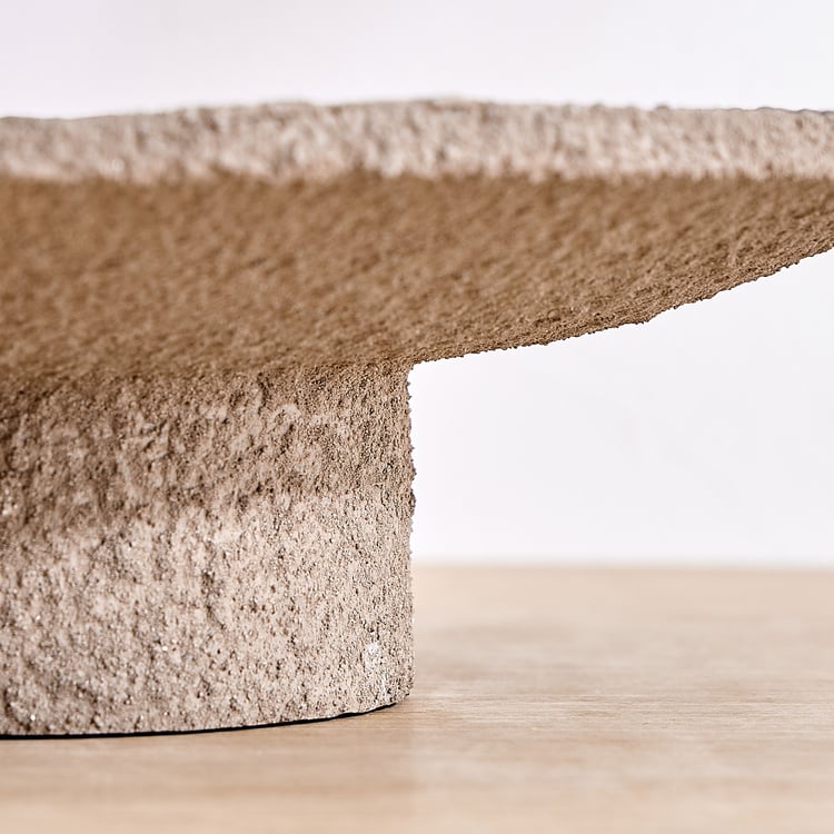 Dew Polyresin Pedestal Bowl