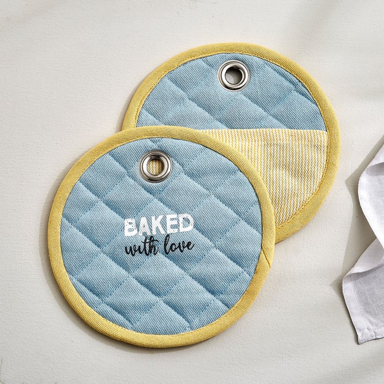 Bakers Pride Set of 2 Cotton Pot Holders