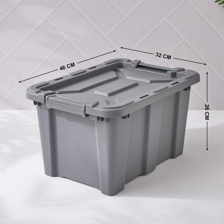 Omnia Hercules Polypropylene Storage Box - 25L