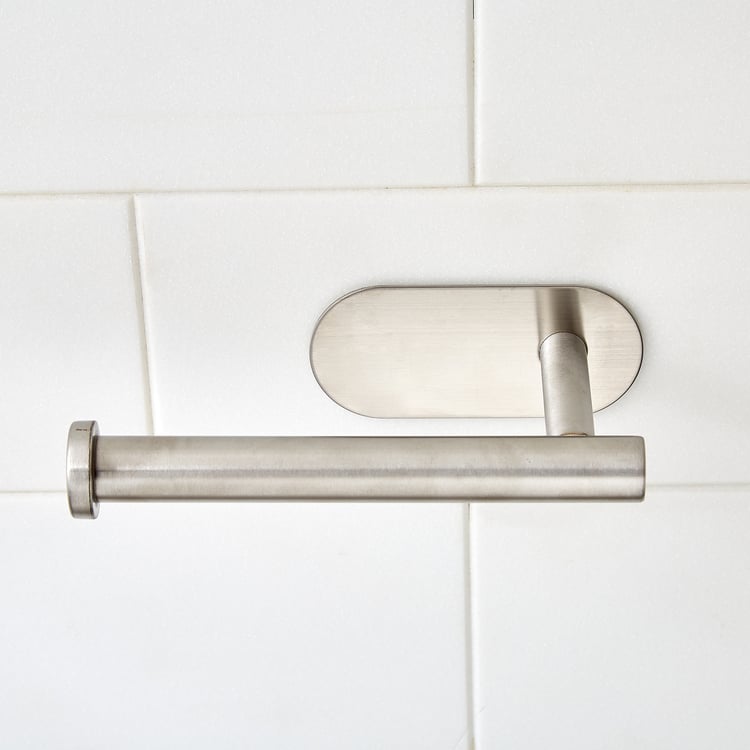 Orion Mandrin Chrome Stainless Steel Adhesive Toilet Paper Holder