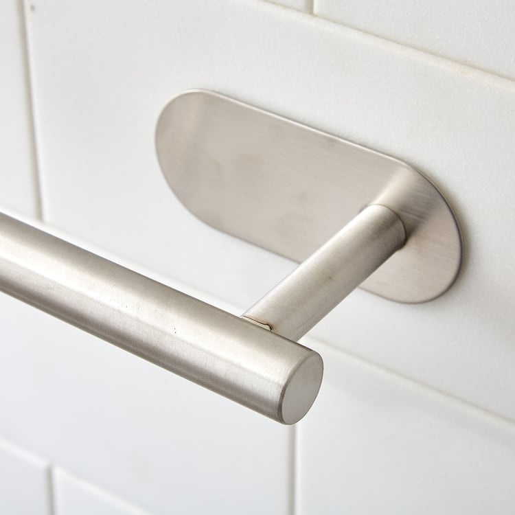 Orion Mandrin Chrome Stainless Steel Adhesive Toilet Paper Holder