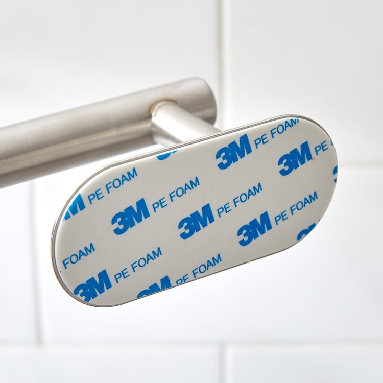 Orion Mandrin Chrome Stainless Steel Adhesive Toilet Paper Holder