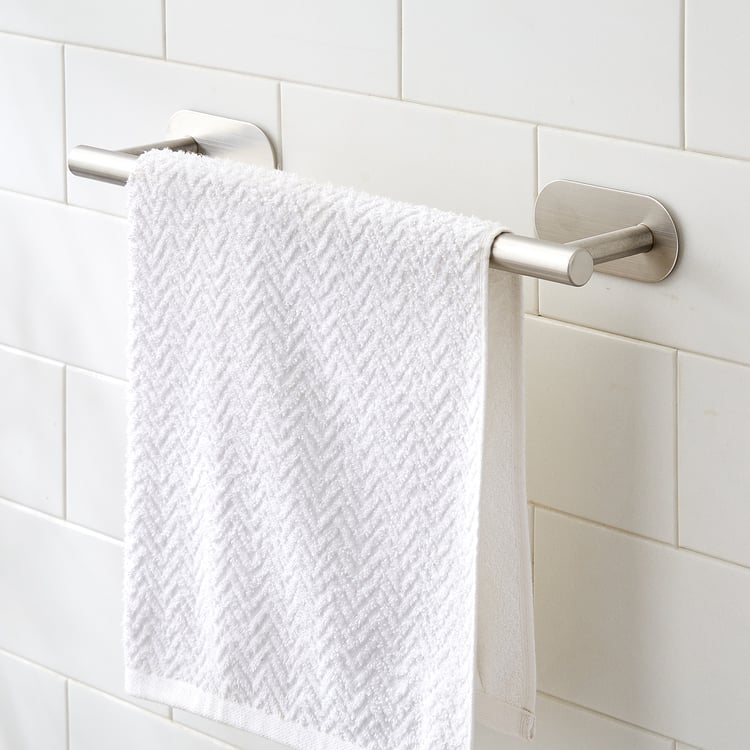 Orion Mandrin Chrome Stainless Steel Adhesive Towel Bar