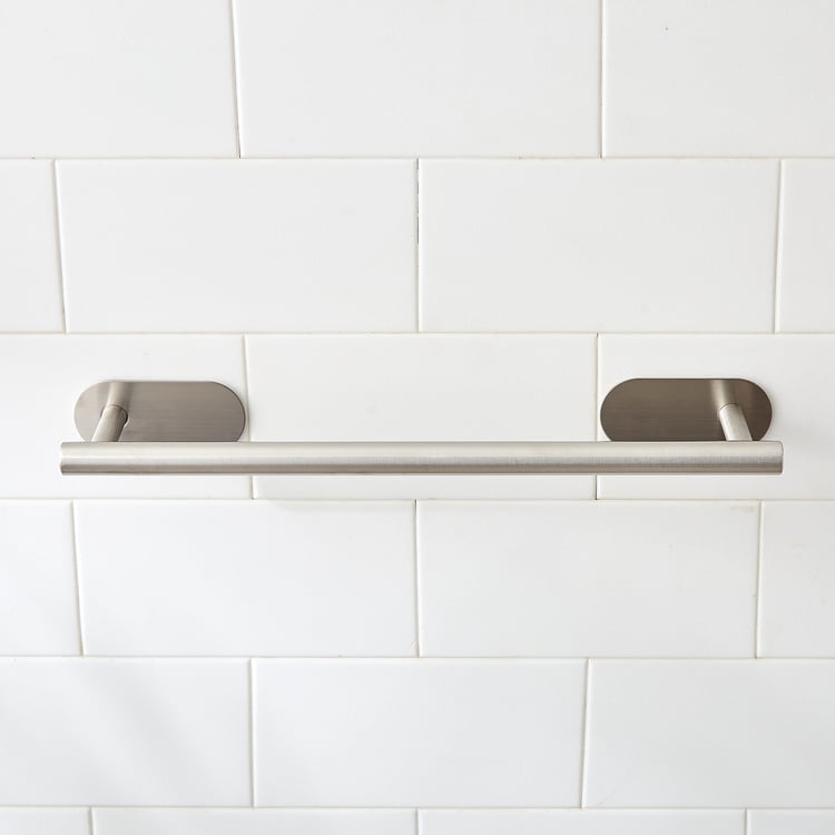 Orion Mandrin Chrome Stainless Steel Adhesive Towel Bar
