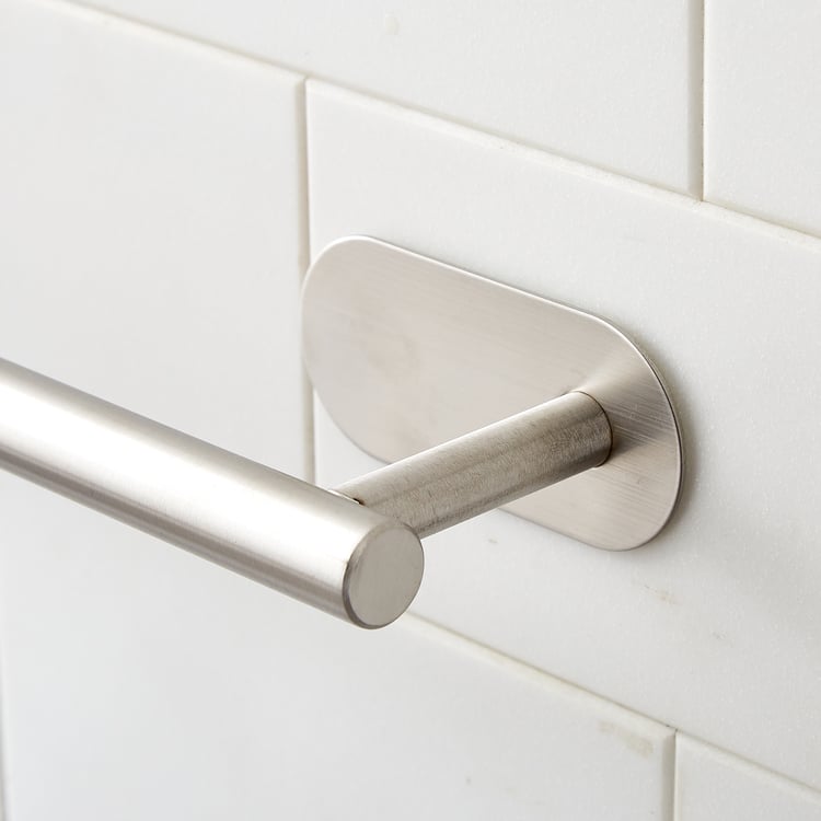 Orion Mandrin Chrome Stainless Steel Adhesive Towel Bar